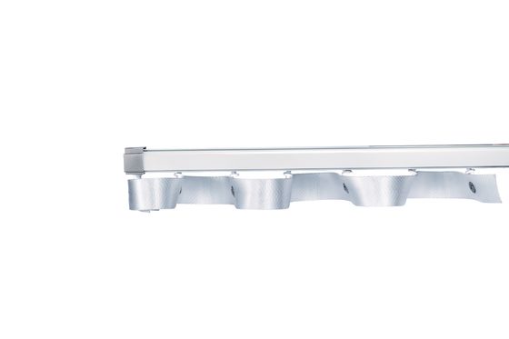 Goede prijs. 1.2mm dik 28*23mm Muur Opgezet het Systeem Enig Dubbel van het Gordijnspoor Online