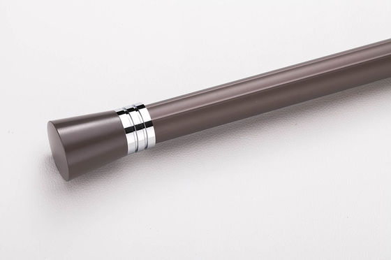 Goede prijs. aluminum material extra thick strong bearing curtain rod for heavy curtains with aluminum finals Online