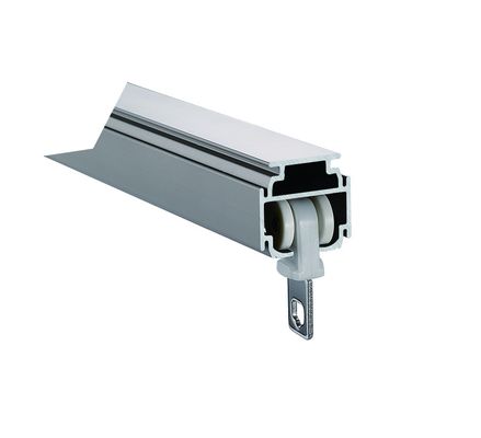 Goede prijs. adjustable curtain valance rail curtain rod double Aluminium Sliding Rail Silent Ceiling Track Online