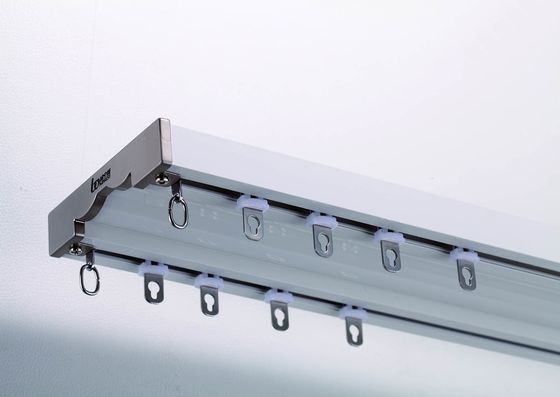 Goede prijs. curtain box pelmet conjoined double track Shower Curtain Rod Double Track Online