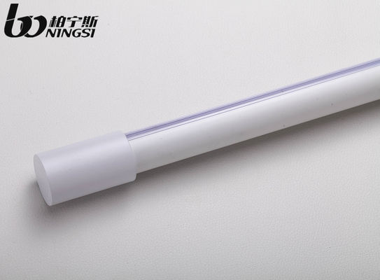 Goede prijs. Nordic Curtain Rod Simple White Black Silent Aluminum Alloy Roman Rod Single and Double Rod Custom Curtain Track Online