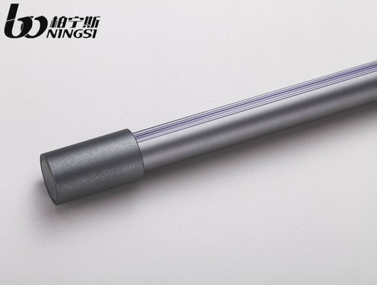 Goede prijs. Thickened curtain rod curtain track pulley curtain rod mute straight rail slide rail top mounted side single Roman rod Online