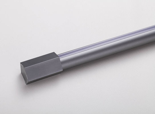 Goede prijs. Curtain Rod Simple White Black Silent Aluminum Alloy Roman Rod Single Rod Curtain Fitting Track Online