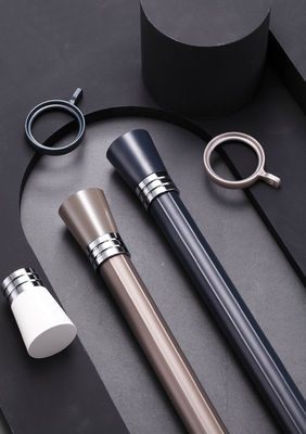 Goede prijs. High quality Round shape Roman curtain track sliding curtain track thickened curtain rod Online